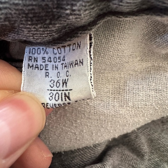 Vintage 90s Bugle Boy Jeans 100% Cotton Washed Black Men Size 36X30 - Picture 7 of 8